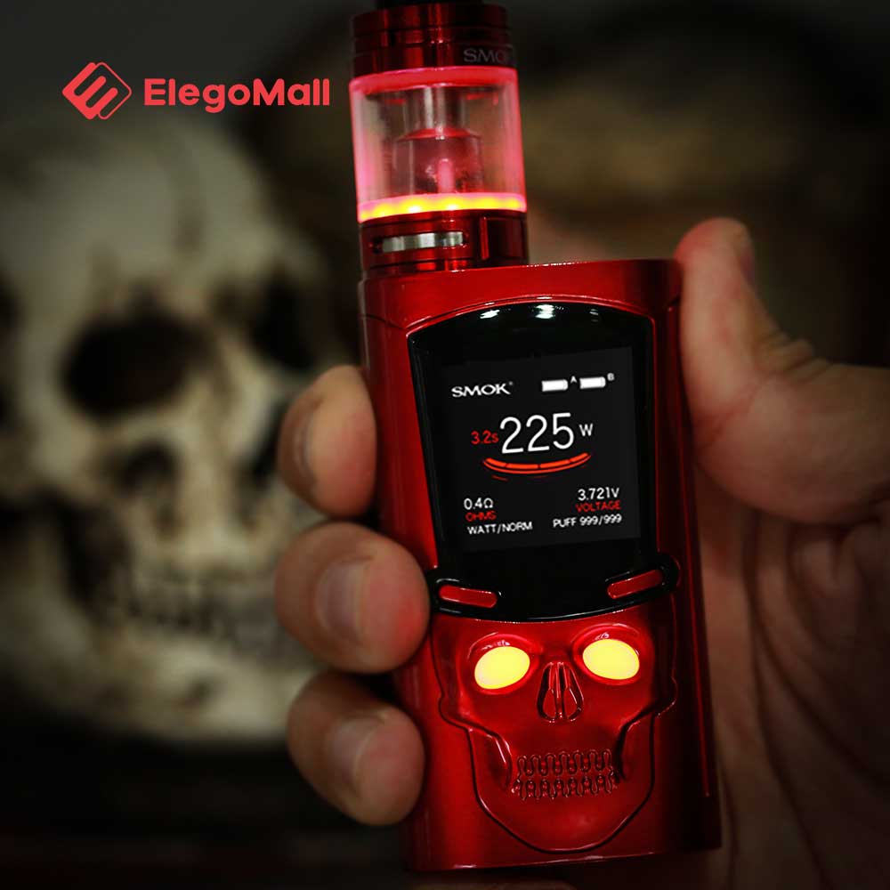 smok s priv 230w tc kit with tfv8 big baby light edition light up coil smok