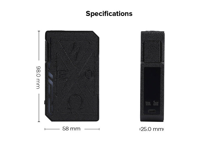 IJOY EXO PD270 Box Mod Parameter IJOY EXO PD270 Box Mod Parameter