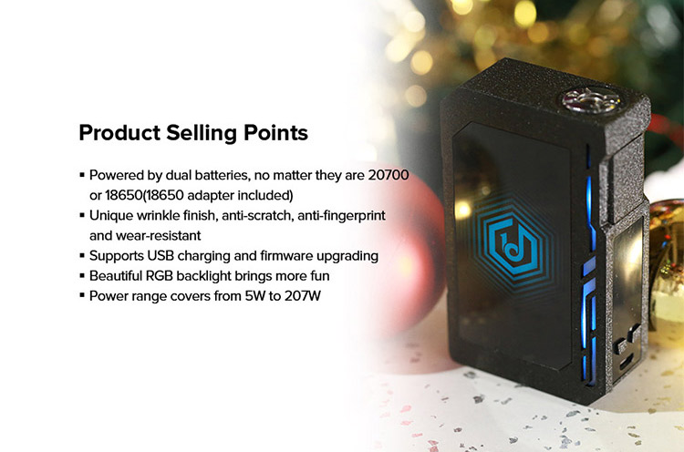 IJOY EXO PD270 Box Mod Main Feature IJOY EXO PD270 Box Mod Main Feature