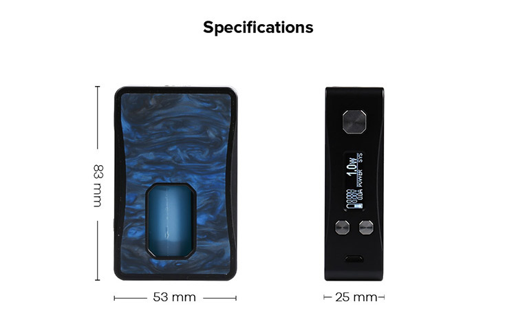 Aleader Killer 80W Squonk Mod Parameter Aleader Killer 80W Squonk Mod Parameter