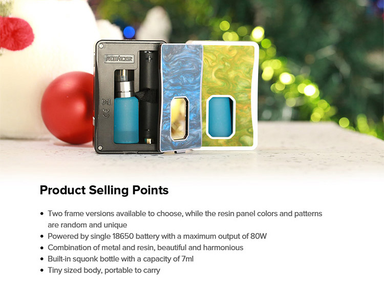 Aleader Killer 80W Squonk Mod Mian Feature Aleader Killer 80W Squonk Mod Mian Feature