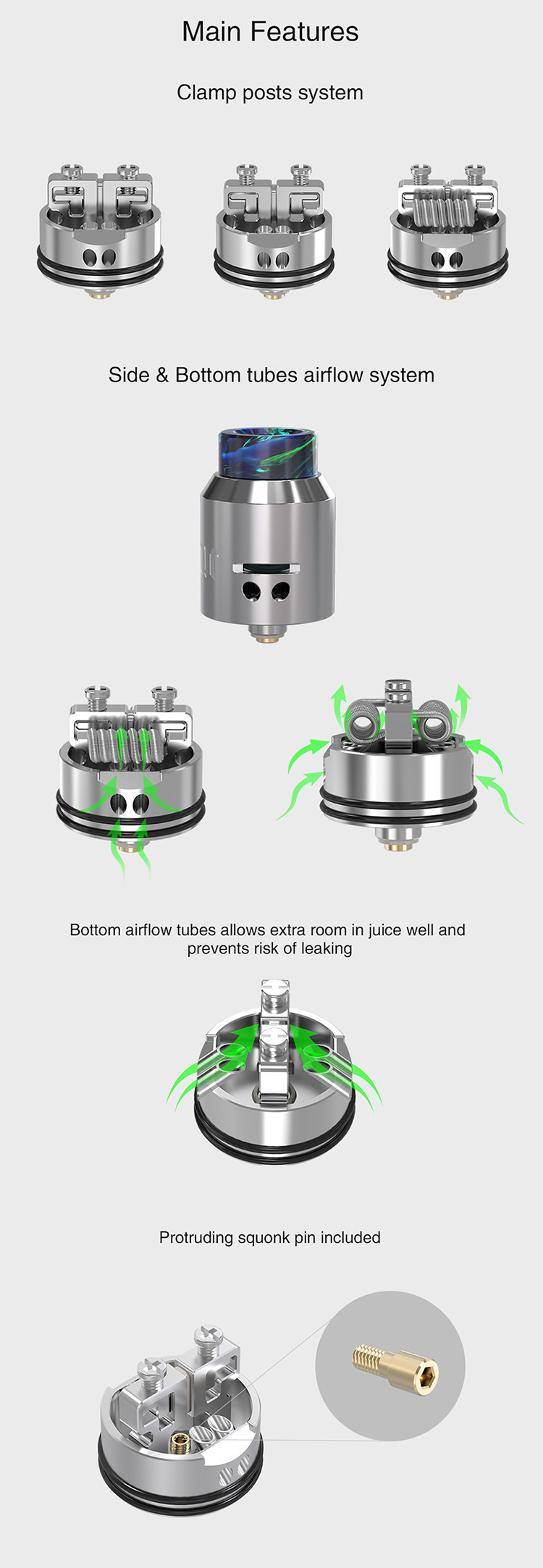 Vandy Vape iConic RDA Main Feature Vandy Vape iConic RDA Main Feature
