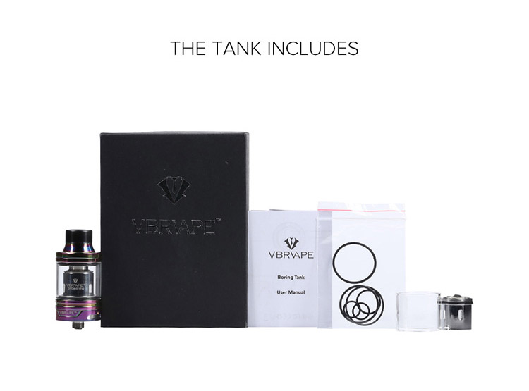 VBRVAPE Boring Tank Packing List VBRVAPE Boring Tank Packing List