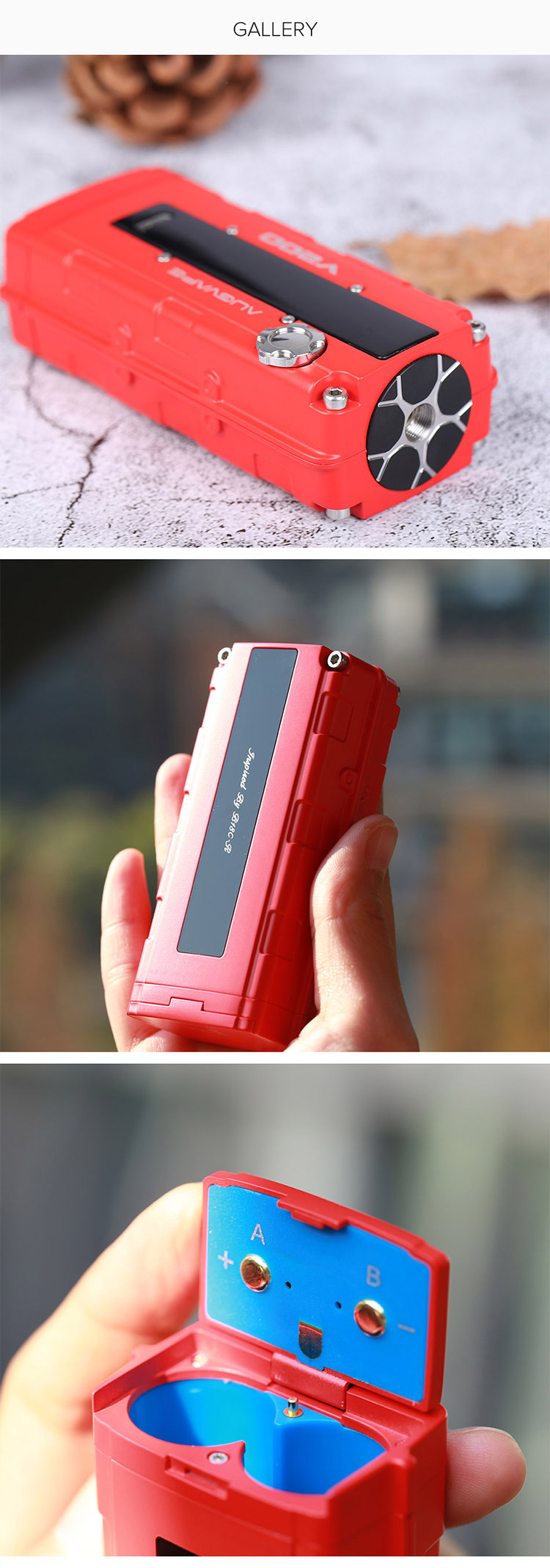 Augvape V200 Box MOD Gallery Augvape V200 Box MOD Gallery