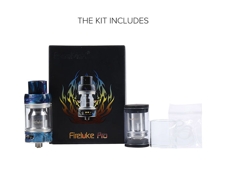 FreeMax Fireluke Pro Tank Packing List