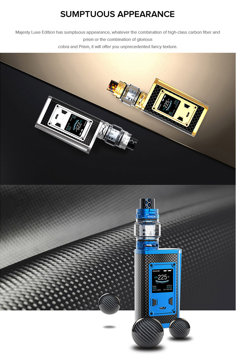 SMOK Majesty 230W TC Kit Feature