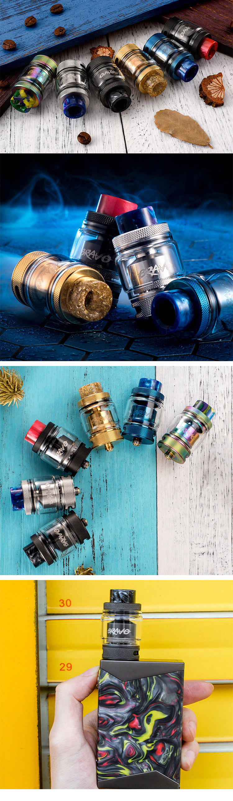 Wotofo Bravo 25 RTA Tank, Real Show Wotofo Bravo 25 RTA Tank, Real Show