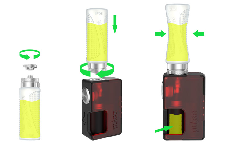 Vandy Vape Squonk 510 Refill Bottle Operation Vandy Vape Squonk 510 Refill Bottle Operation