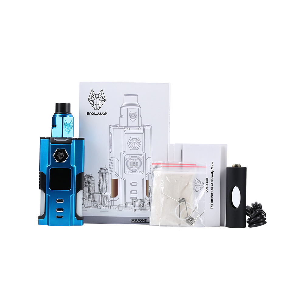 SnowWolf Vfeng 120W Dual Squonk BF Kit - 6ml