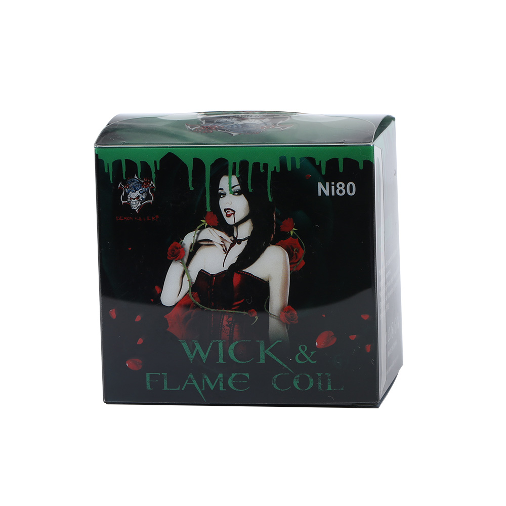Demon Killer Wick & Flame Fire Coils Ni80 Prebuilt Wire Kit