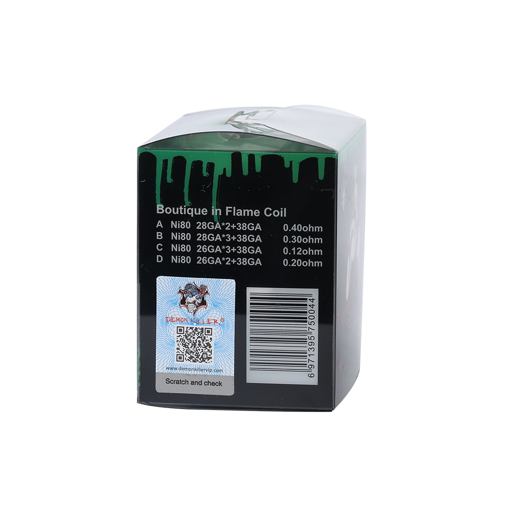 Demon Killer Wick & Flame Fire Coils Ni80 Prebuilt Wire Kit