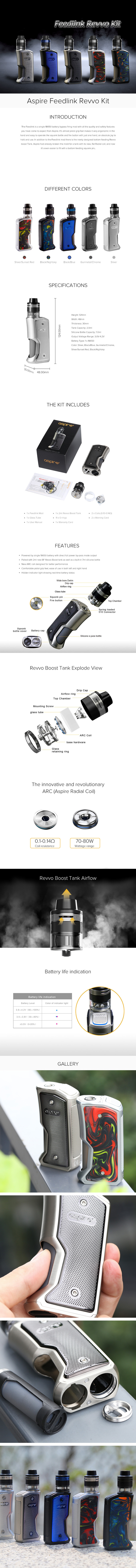 Aspire Feedlink Revvo Squonk Kit