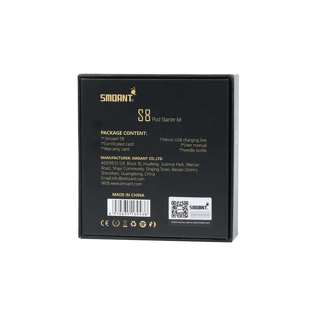 Smoant S8 Pod Starter Kit - 2ml & 370mah