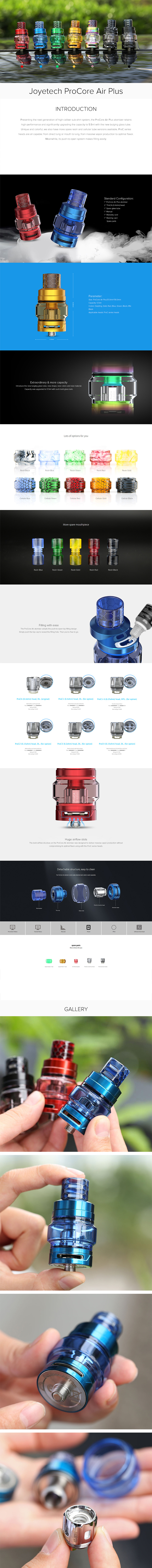 Joyetech ProCore Air Plus Tank Elegomall Joyetech ProCore Air Plus Tank Elegomall