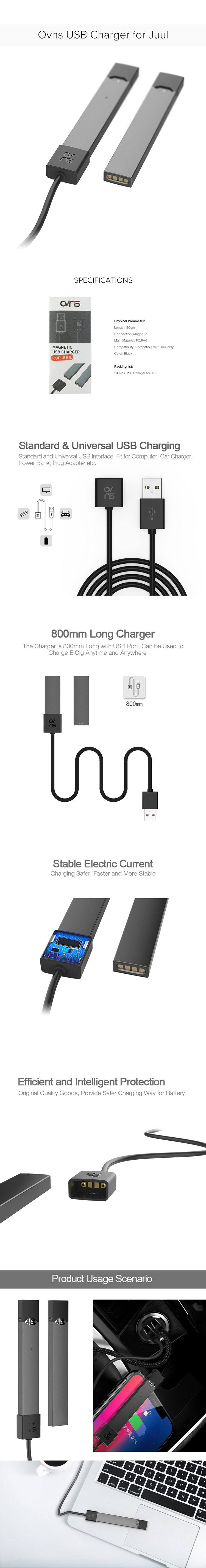 OVNS USB Charger for Juul