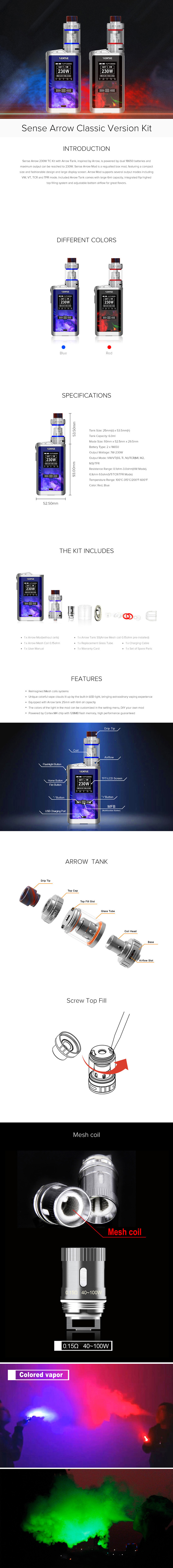 Sense Arrow Classic Version Starter Kit