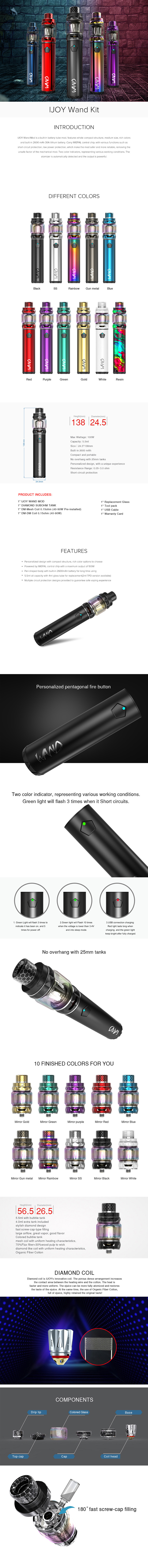 IJOY Wand Vape Pen Kit