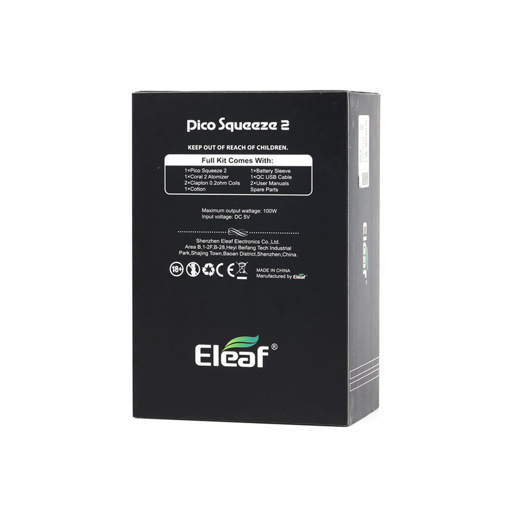 Eleaf Pico Squeeze 2 Squonk Kit with Coral 2 RDA