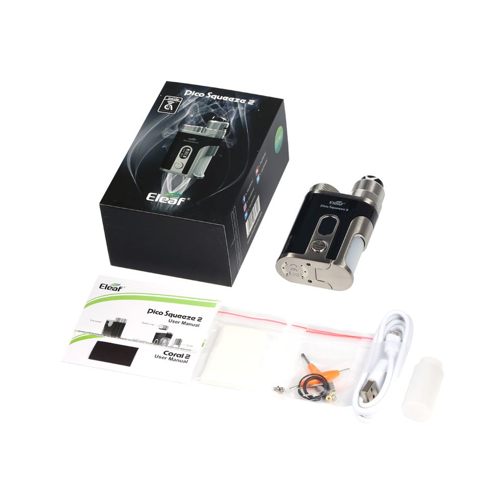 Eleaf Pico Squeeze 2 Squonk Kit with Coral 2 RDA