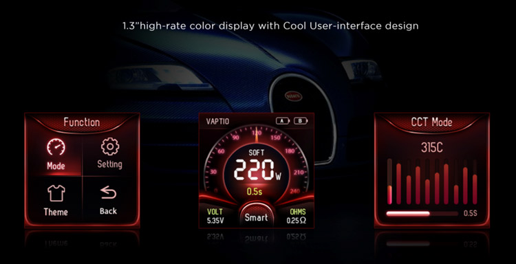 Vaptio Capt'n 220W TC Box Kit Review