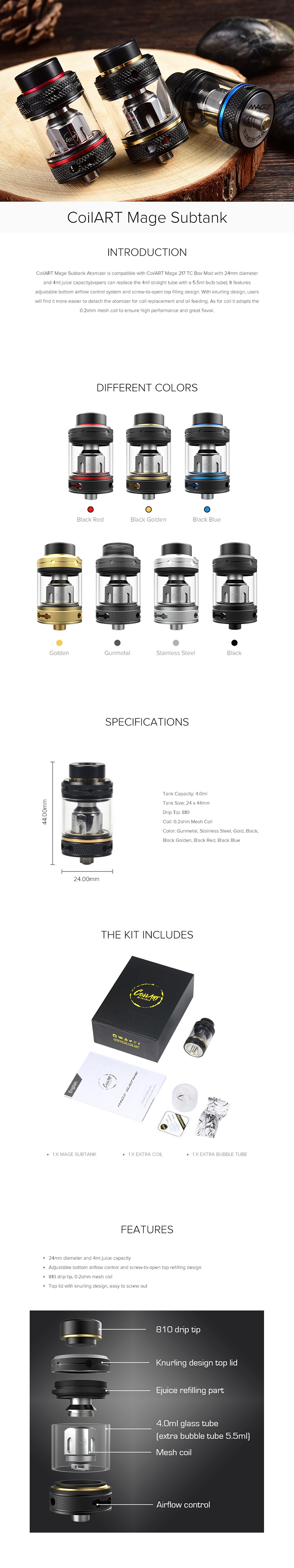 CoilART Mage Subtank CoilART Mage Subtank