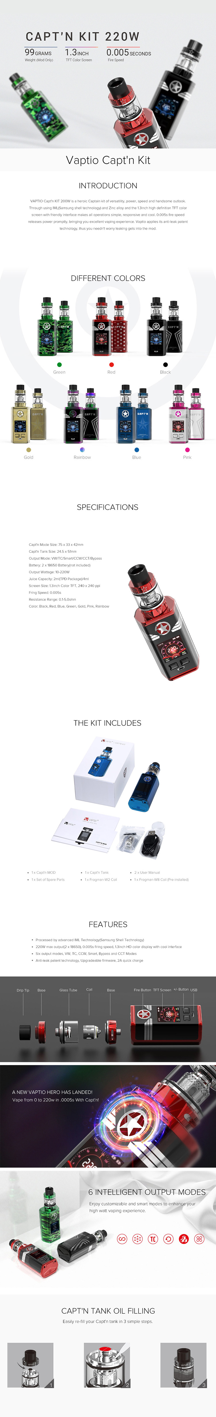Vaptio Capt'n Kit