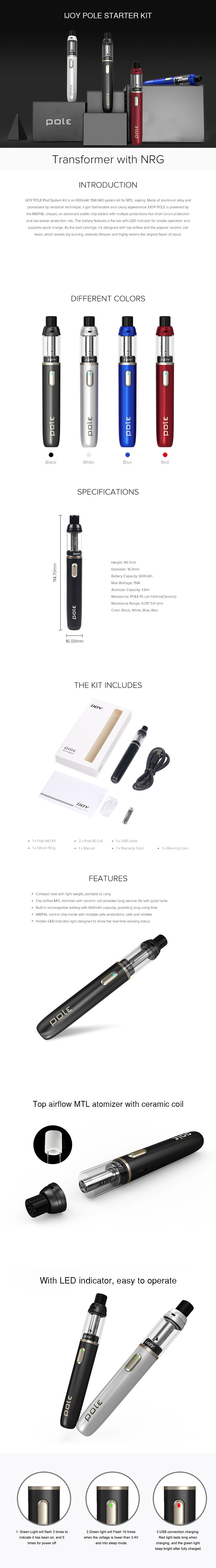 IJOY Pole AIO Kit IJOY Pole AIO Kit