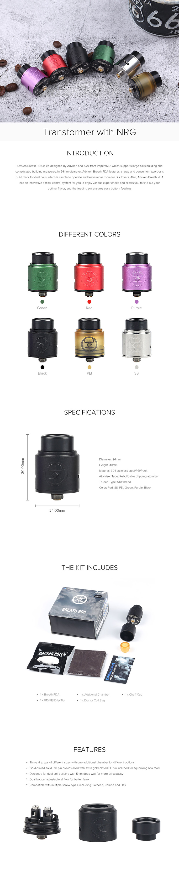 Advken Breath RDA Advken Breath RDA