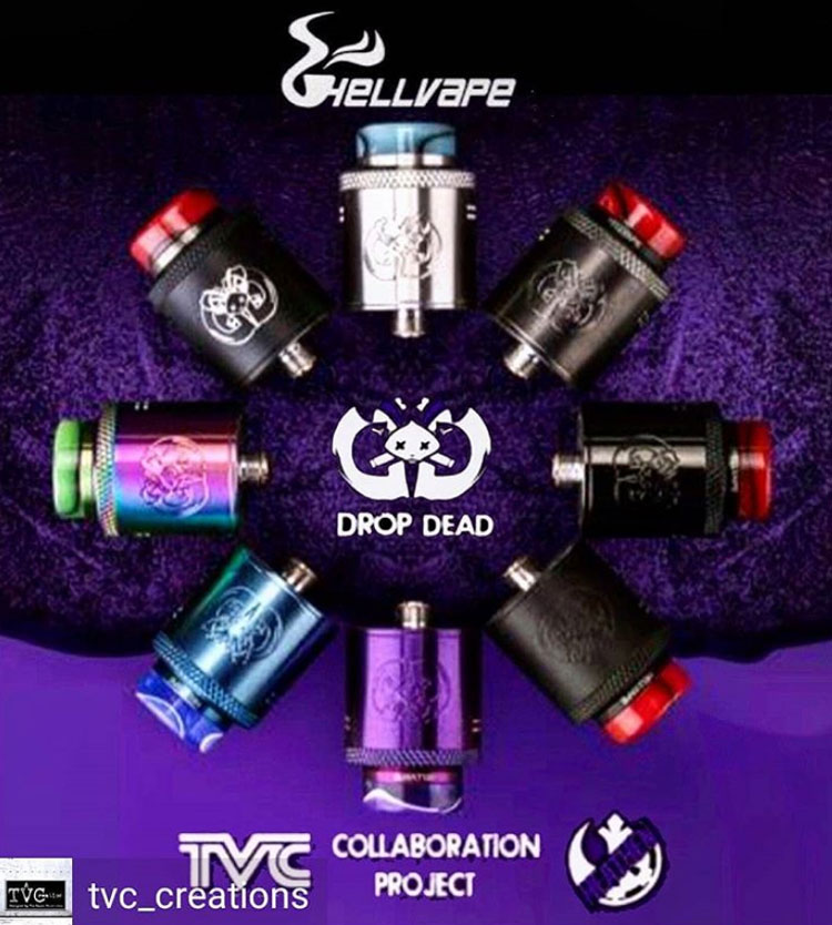 Hellvape Drop Dead RDA Tank Review Elegomall
