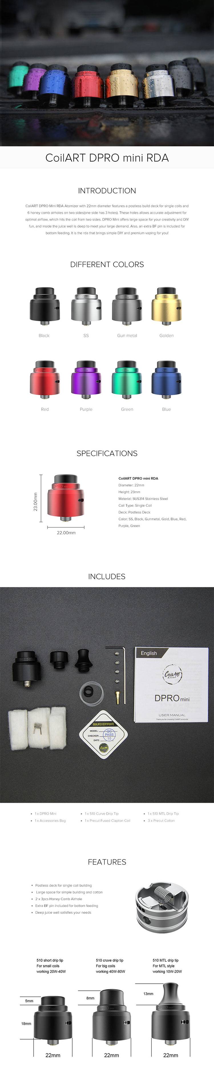 CoilArt DPRO mini CoilArt DPRO mini