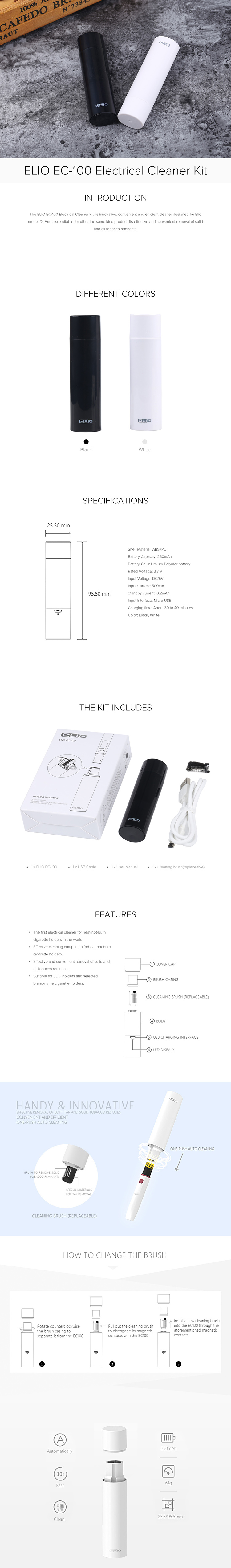 ELIO EC-100 Electrical Cleaner Kit ELIO EC-100 Electrical Cleaner Kit