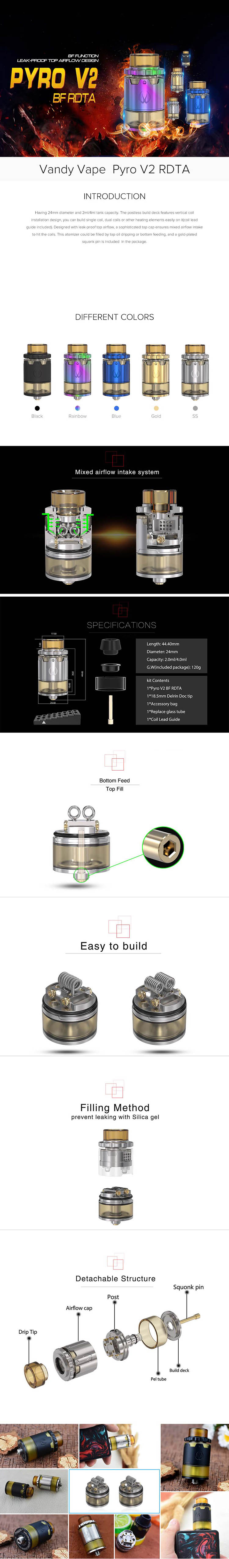 Vandy Vape PYRO V2 RDTA Vandy Vape PYRO V2 RDTA