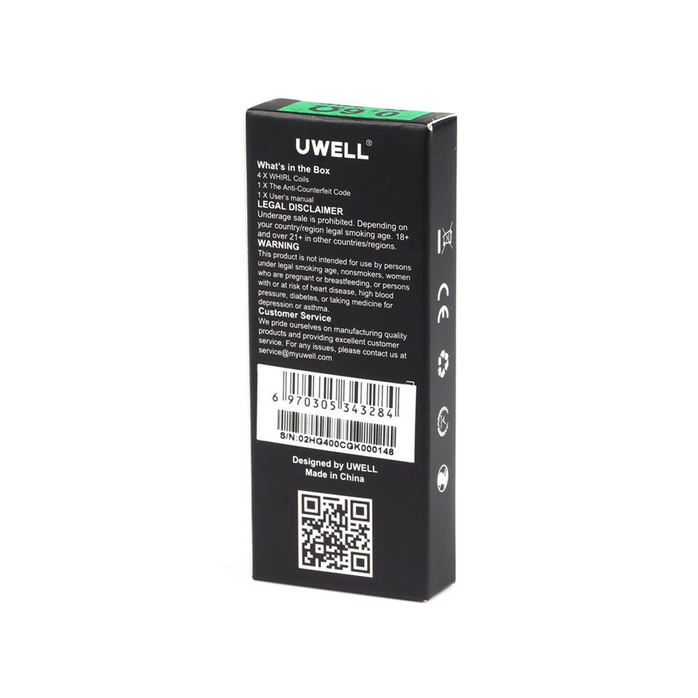 UWELL Whirl Replacement Coils 4pcs/pack