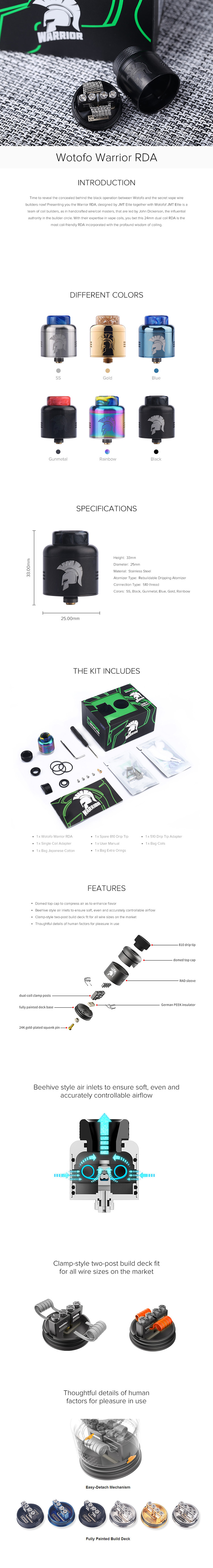 Wotofo Warrior RDA