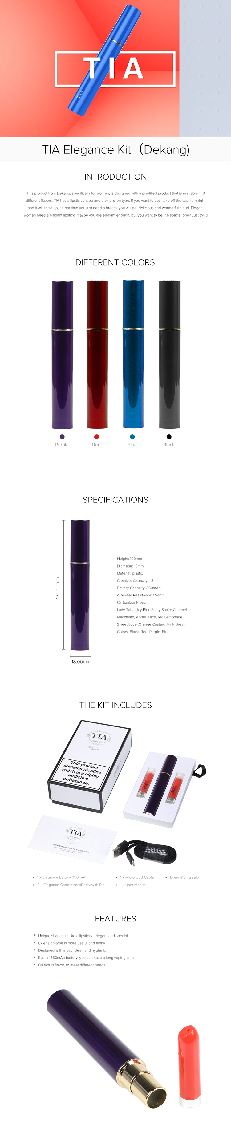 TIA Elegance Lipstick Kit TIA Elegance Lipstick Kit