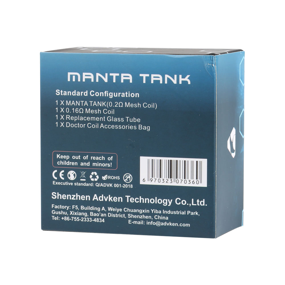 Advken Manta Subohm Tank 4.5ml