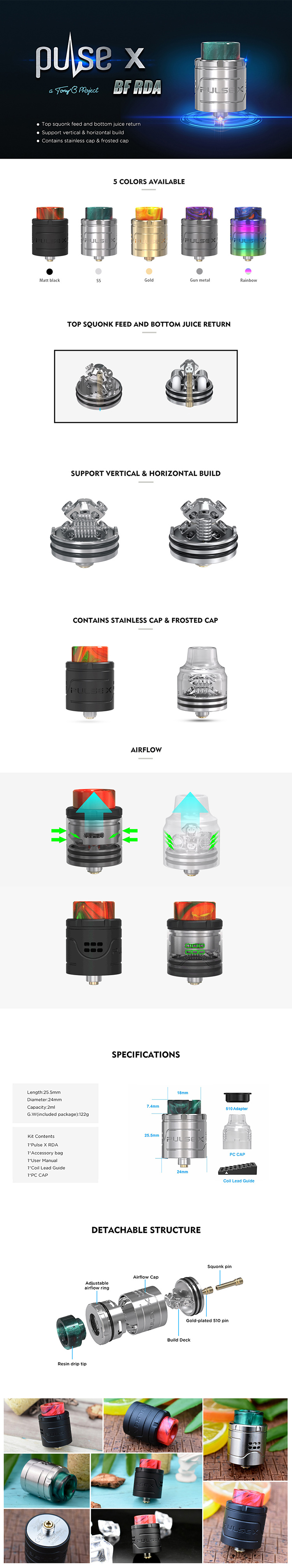 Vandy Vape Pulse X BF RDA Vandy Vape Pulse X BF RDA