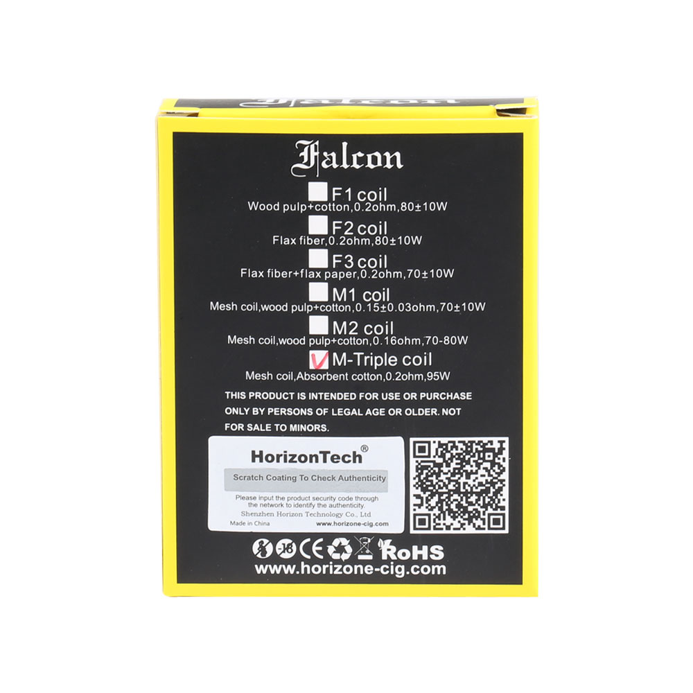 HorizonTech Falcon M-Triple Mesh Coils Heads 3pcs/pack