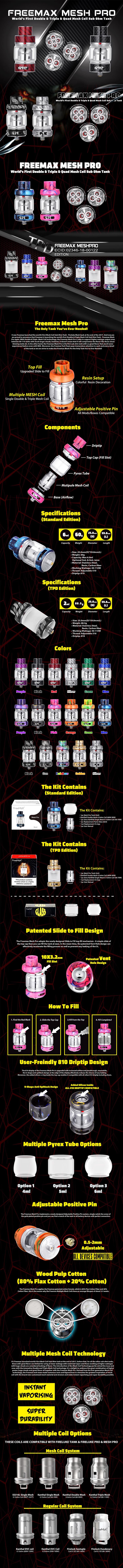 Freemax Mesh Pro Tank Freemax Mesh Pro Tank