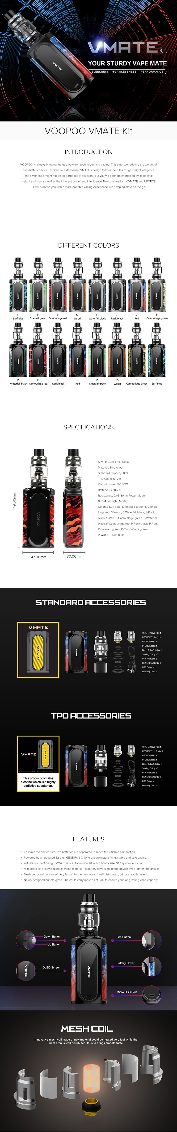 Voopoo Vmate Kit