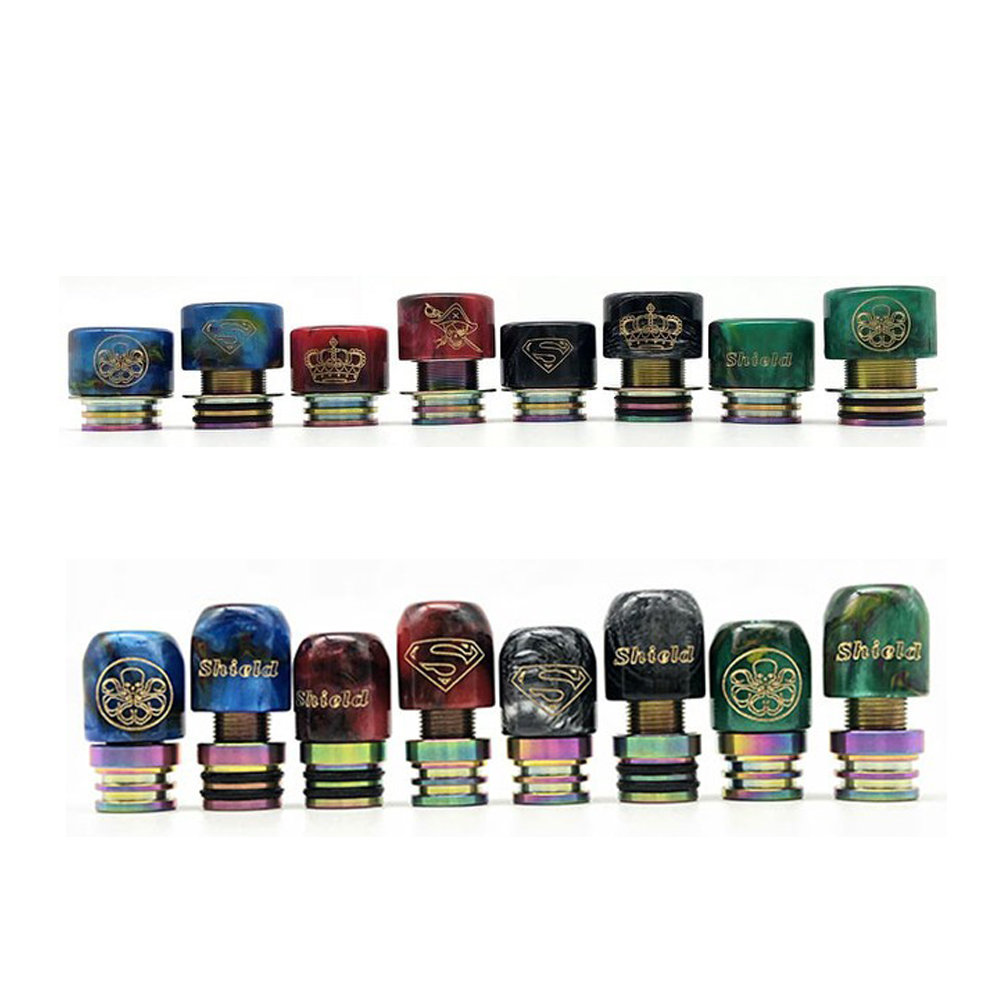 SHIELD CIG liftable Resin Drip Tip 5pcs/pack