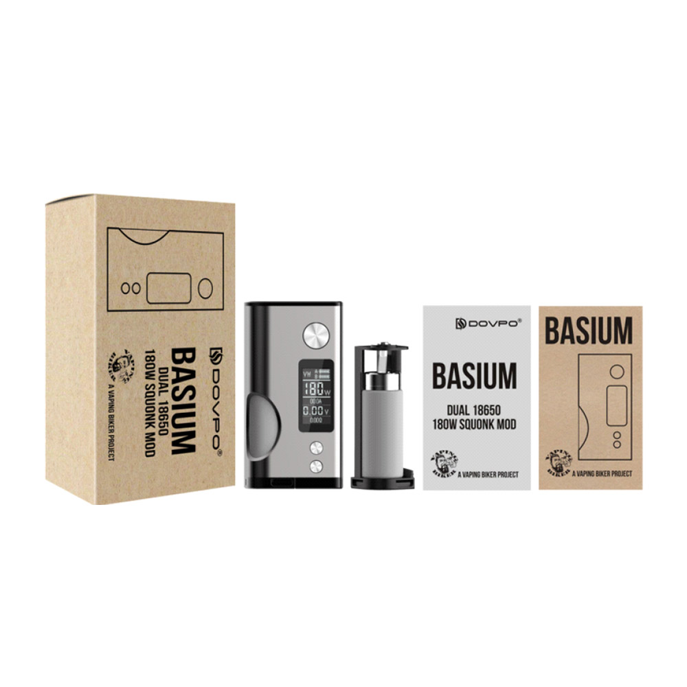 Basium Squonker Mod 180W by Vaping Biker & Dovpo