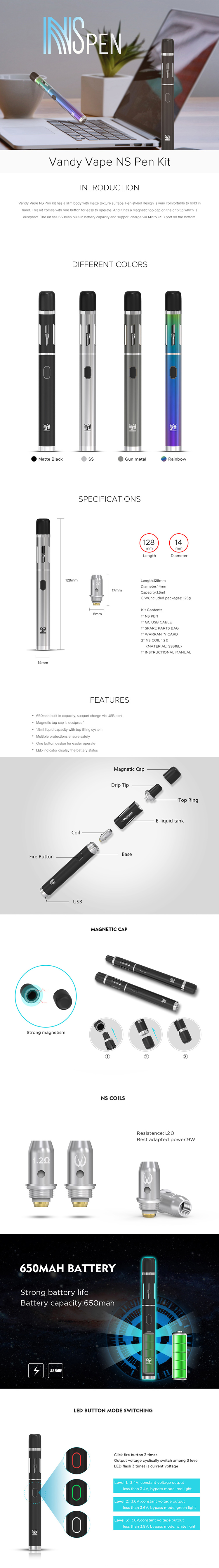 Vandy Vape NS Pen Kit Vandy Vape NS Pen Kit