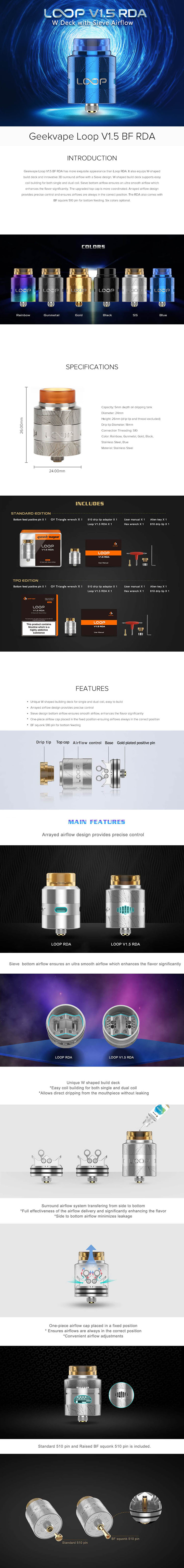 Geekvape Loop V1.5 RDA Geekvape Loop V1.5 RDA