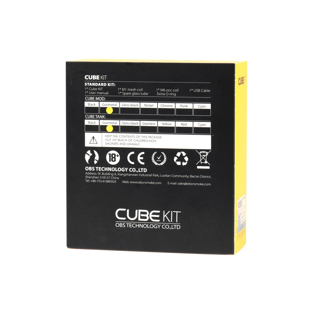 OBS Cube 80W Kit 3000mAh