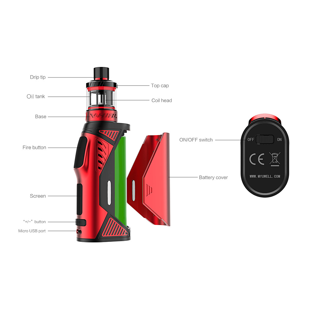 Uwell Hypercar Kit with Whirl Atomizer 3.5ml