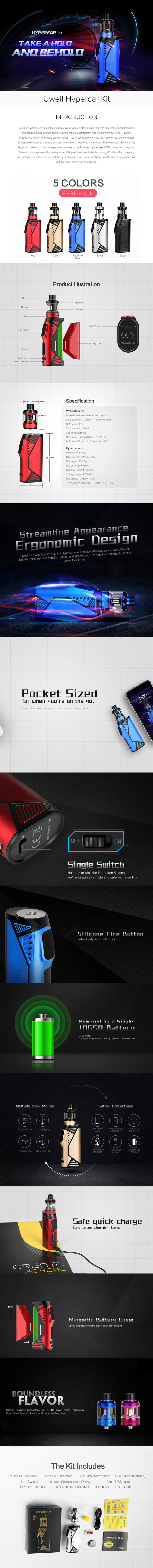 Uwell Hypercar Kit