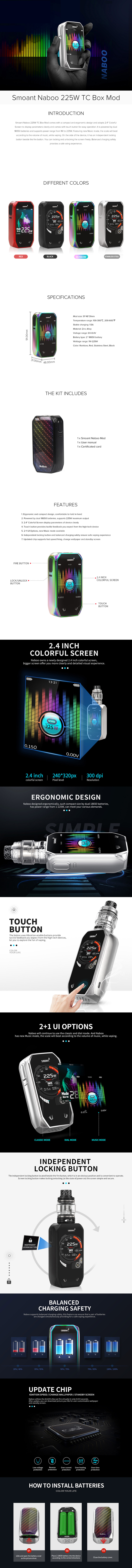 Smoant Naboo 225W Mod Smoant Naboo 225W Mod