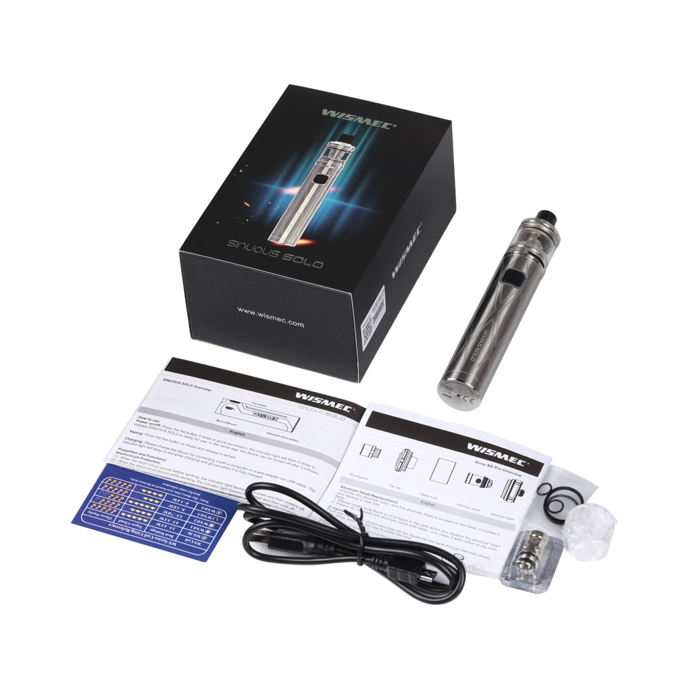 Wismec Sinuous Solo Kit with Amor NS Pro Atomizer