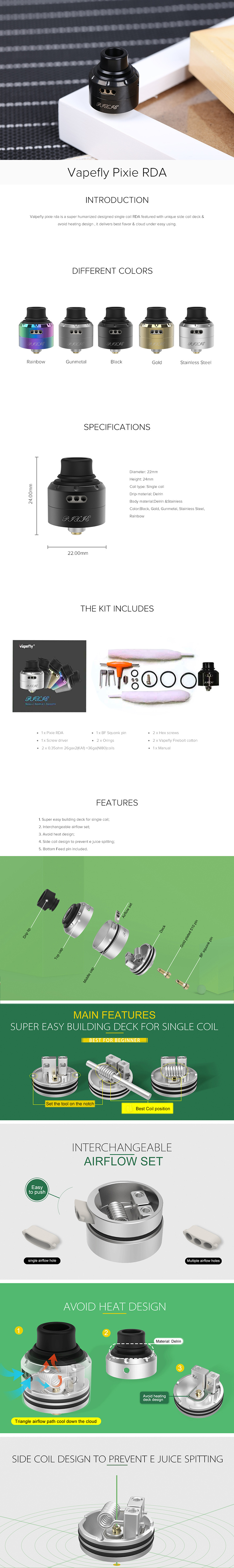 Vapefly Pixie RDA Vapefly Pixie RDA
